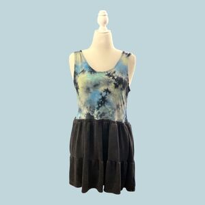 NWT VS Pink L tie dye upcycled dress refashion redone rework